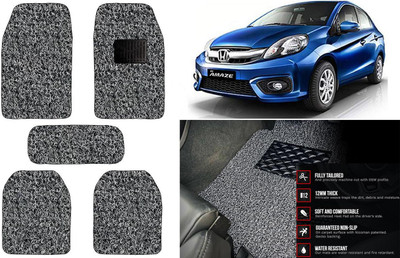 Auto Kite Plastic, PVC Standard Mat For  Honda Amaze(Black, Grey)