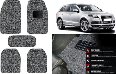 Auto Kite Plastic, PVC Standard Mat For  Audi Q7(Black, Grey)