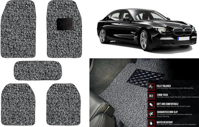 Auto Kite Plastic, PVC Standard Mat For  BMW 730d(Black, Grey)