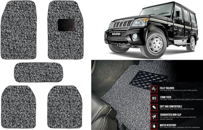 Auto Kite Plastic, PVC Standard Mat For  Mahindra Bolero(Black, Grey)