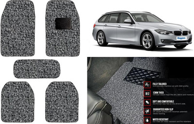 Auto Kite Plastic, PVC Standard Mat For  BMW 320D(Black, Grey)