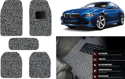 Auto Kite Plastic, PVC Standard Mat For  BMW 6 Series(Black, Grey)