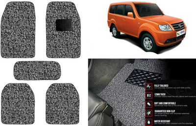 Auto Kite Plastic, PVC Standard Mat For  Tata Grand Dicor(Black, Grey)