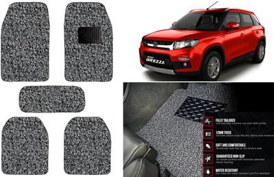 Auto Kite Plastic, PVC Standard Mat For  Maruti Suzuki Vitara Brezza(Black, Grey)