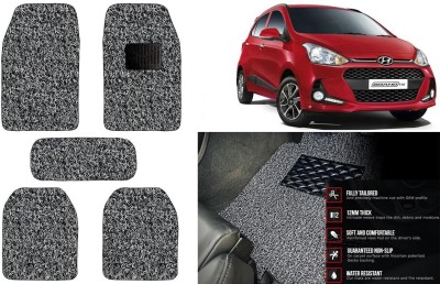 Auto Kite Plastic, PVC Standard Mat For  Hyundai Grand i10(Black, Grey)