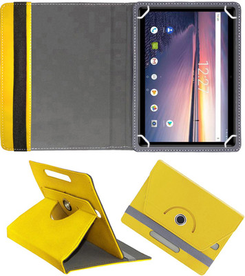 Fastway Flip Cover for iBall Majestic 01(10.1 inch)(Yellow, Cases with Holder, Pack of: 1)