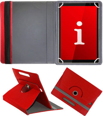 Fastway Flip Cover for iBall iTAB MovieZ Pro 10.1 inch with Wi-Fi+4G Tablet(Red, Cases with Holder, Pack of: 1)