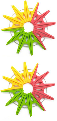 Nightstar Medium Plastic Cloth Drying Clip For Clothes Plastic Cloth Clips(Multicolor Pack of 24)