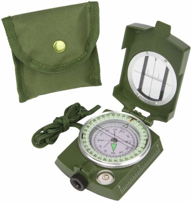 VISHAL Liquid Prismatic Military Type Lensatic compass Compass(Green)