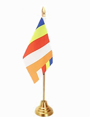 UNIQ Buddhist Rectangle Table Miniature Flag(Cotton)