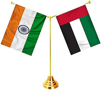 UNIQ India :: UAE Rectangle Table Miniature Flag(Cotton)