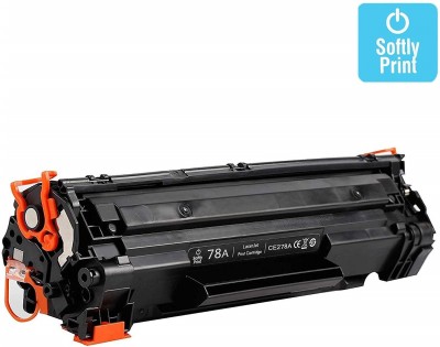 softly print 78A Black Toner Cartridge / CE278A HP 78A Black Toner Compatible/for HP Laserjet P1560, P1566, P1606, M1536DN Pack of 10 Black Ink Toner