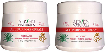 Adven Naturals ALL PURPOSE CREAM WITH ALOEVERA ,BERBERIS & CALENDULA(400 g)