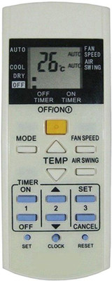 Emrse Compatible P te ( AC 86) Panasonic Remote Controller(White)