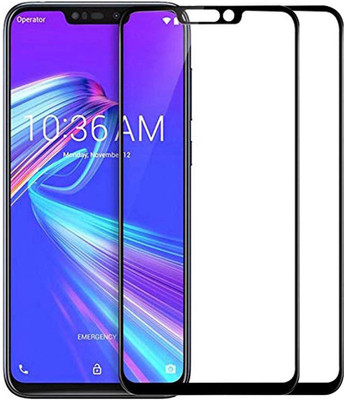 MISHY Edge To Edge Tempered Glass for Asus Zenfone Max M2(Pack of 2)