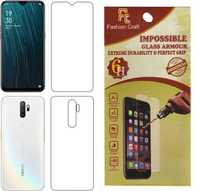 FashionCraft Front and Back Screen Guard for Oppo A5 (2020)(Pack of 2)
