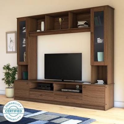 Flipkart Perfect Homes Engineered Wood TV Entertainment Unit(Finish Color - Latin Walnut)