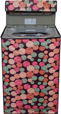 LITHARA Top Loading Washing Machine  Cover(Width: 60.96 cm, Brown, Green)