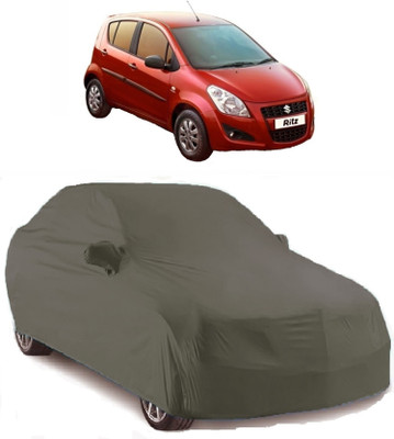 CORASS Car Cover For Maruti Suzuki Ritz (With Mirror Pockets)(Grey)