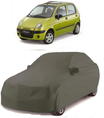 CORASS Car Cover For Daewoo Matiz (With Mirror Pockets)(Grey)