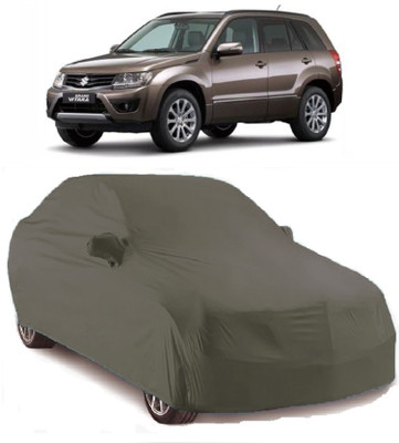 Gargi Traders Car Cover For Maruti Suzuki Grand Vitara (With Mirror Pockets)(Grey)
