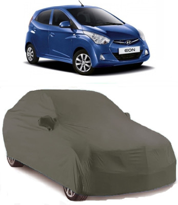Gargi Traders Car Cover For Hyundai Eon (With Mirror Pockets)(Grey)
