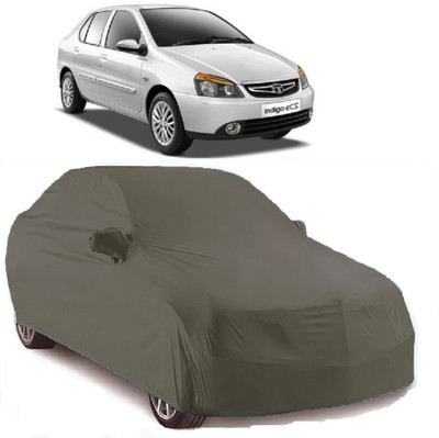 Gargi Traders Car Cover For Tata Indigo eCS (With Mirror Pockets)(Grey)
