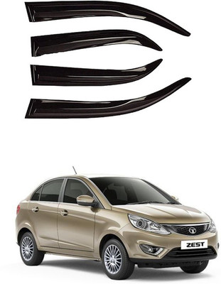 PRTEK For Front, Rear Wind Deflector(Tata Zest)