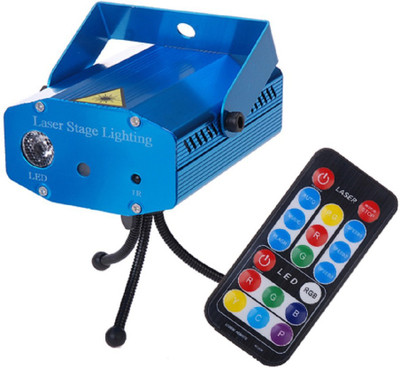 WunderVoX LASER REMOTE CONTROL LED STAGE LIGHTING PROJECTOR FOR DISCO XMAS PARTY-a4 Shower Laser Light(Ball Diameter: 10 cm)