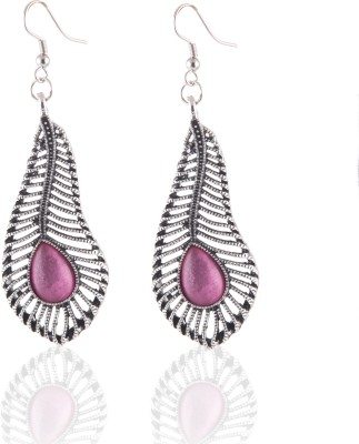 Creative Frogs German Silver Leaf Earrings Drops & Danglers Alloy Earring Metal Jhumki Earring