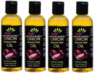 Bejoy Onion Regrowth Oil Hair Therapy 400ml Pack Of 4 Hair Oil(400 ml)