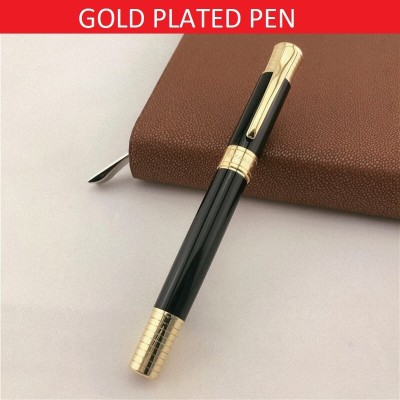 Hayman 24 CT Gold Plated Fountain Pen(Ink Color - Blue,Black)