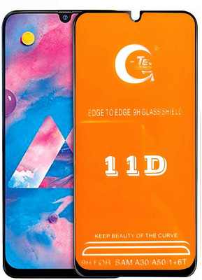 Express Buy Edge To Edge Tempered Glass for Samsung Galaxy A70s(Pack of 1)
