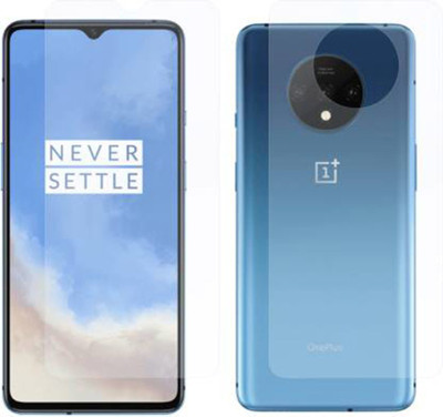 PR SMART Front and Back Tempered Glass for OnePlus 7T(Pack of 2)