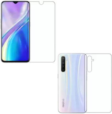 PR SMART Front and Back Tempered Glass for Realme XT, Realme X2(Pack of 2)