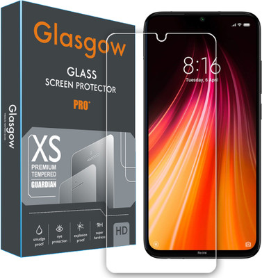 Glasgow Tempered Glass Guard for Mi Redmi Note 8, Redmi Note 8(Pack of 1)
