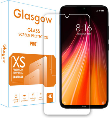 Glasgow Tempered Glass Guard for Mi Redmi Note 8, Redmi Note 8(Pack of 1)