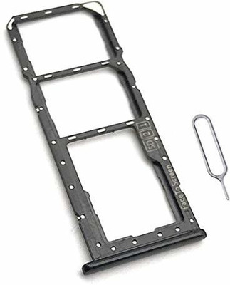 Spares4ever Sim Card Tray(Compatible With Motorola Moto One (P30 Play) Black)