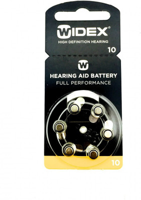 Widex Aid 10 PR70 CIC RIC Compatible Genuine Product 100 hours life  Battery(Pack of 6)