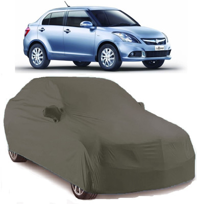 Gargi Traders Car Cover For Maruti Suzuki Swift Dzire (With Mirror Pockets)(Grey)