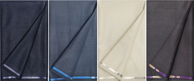 KUNDAN SULZ GWALIOR Viscose Rayon Self Design Trouser Fabric