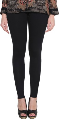 Aditi Fashion Ankle Length  Western Wear Legging(Black, Solid)