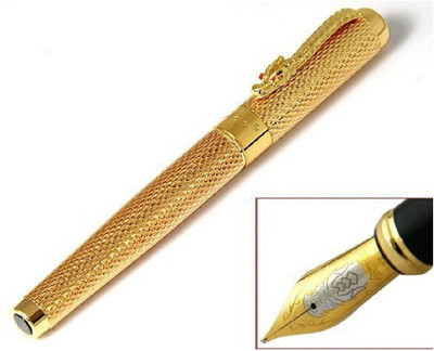 SMART WORLD Dragon Series Fountain & Roller pens Pen Gift Set(Pack of 2, Ink Color - Blue)