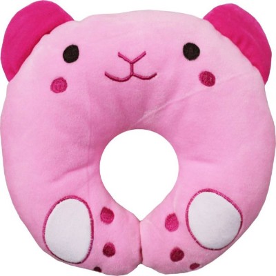 Atharv Enterprises Polyester Fibre Animals Baby Pillow Pack of 1(Pink)