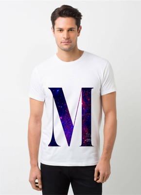 hamsa print world Printed Men Round Neck White T-Shirt