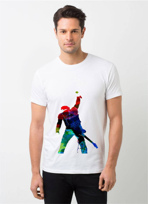 HamsaMART.com Printed Men Round Neck Multicolor T-Shirt