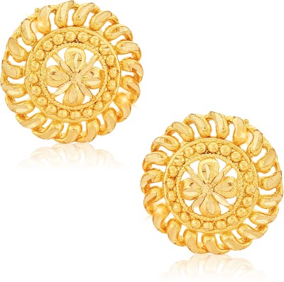 VIGHNAHARTA Traditional 1gm Gold Plated Ear ring Alloy Stud Earring