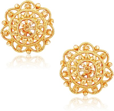 Vivaana Traditional South Screw Back Round Earring- VFJ1111ERG Alloy Stud Earring