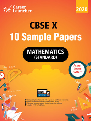 Cbse 2020 Class X 10 Sample Papers Mathematics 3 Edition(English, Paperback, unknown)