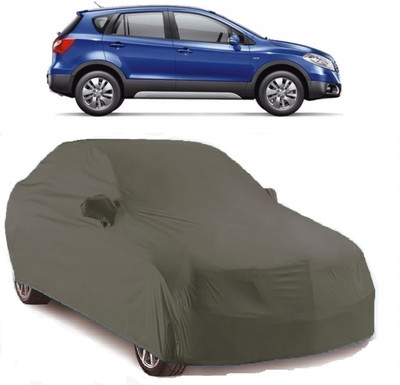 Gargi Traders Car Cover For Maruti Suzuki S-Cross (With Mirror Pockets)(Grey)